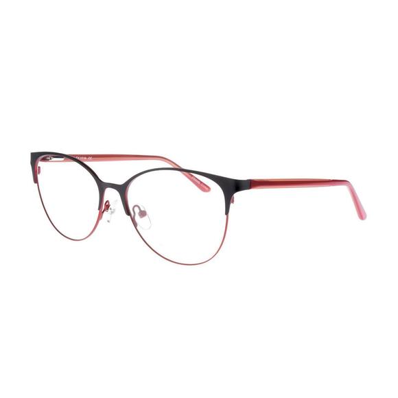 New Finley Eyewear F-1114 Matte Black & Red Eyeglasses 53/16/140 - Picture 1 of 2